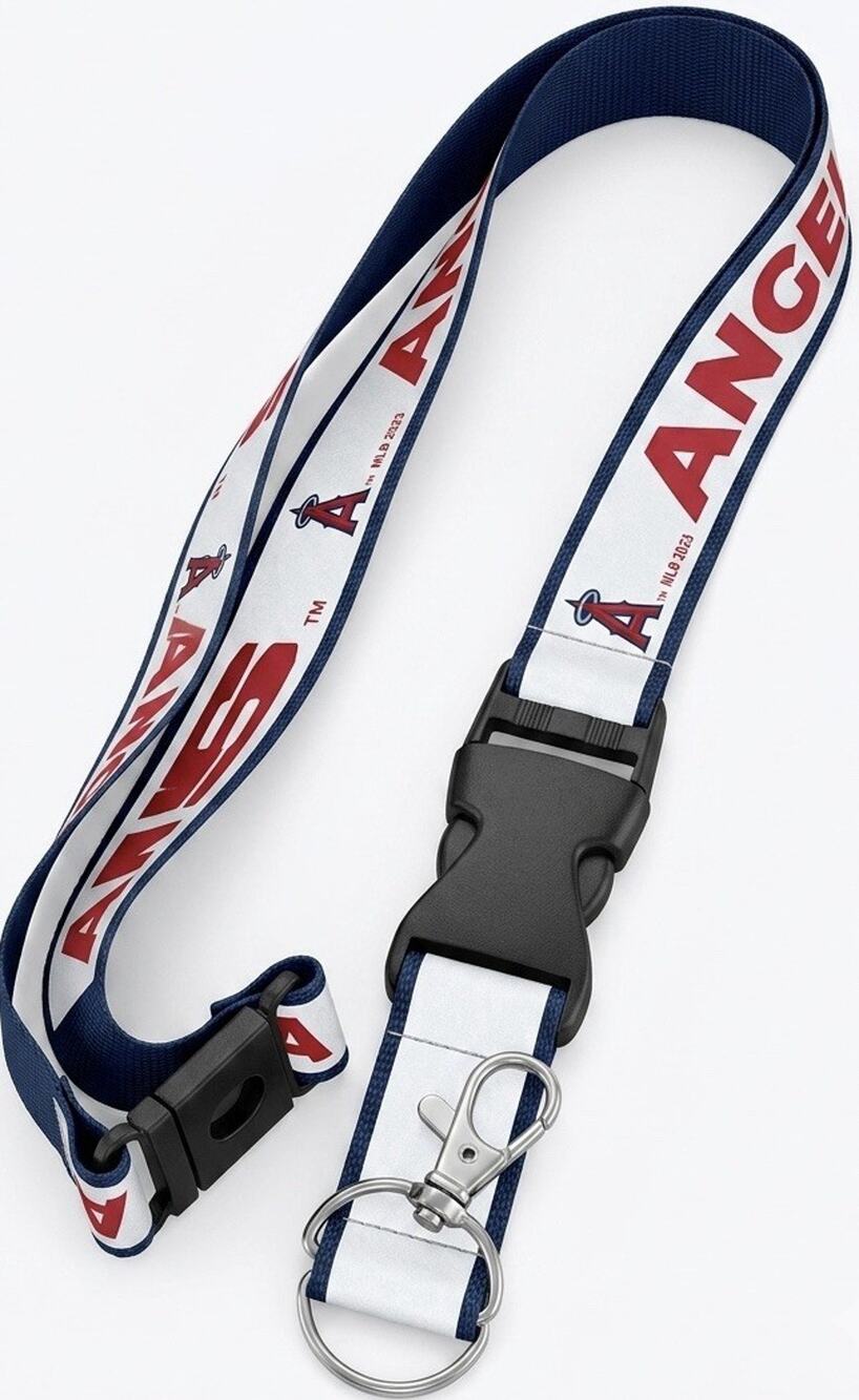 Los Angeles Angels MLB Reflective Team Detachable Lanyard